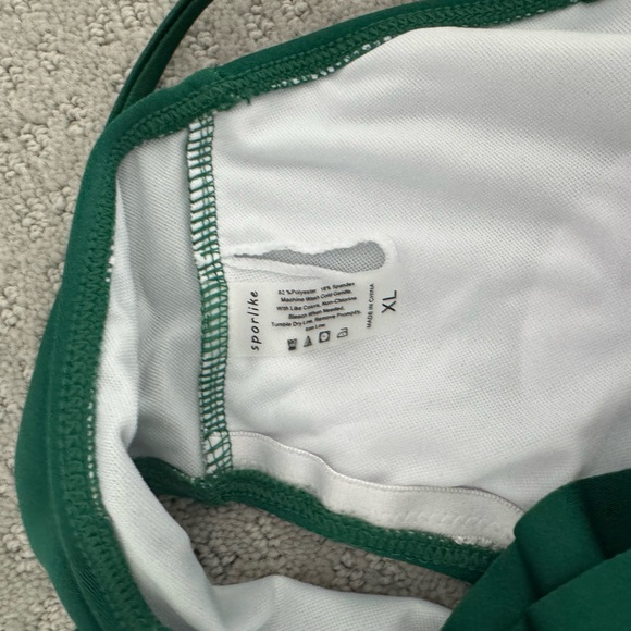 Green Ruffled One-Piece Swimsuit - Picture 4 of 4